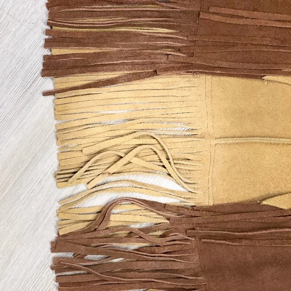 Vintage Fringe Cowboy Vest Jacket - Picture 5 of 7